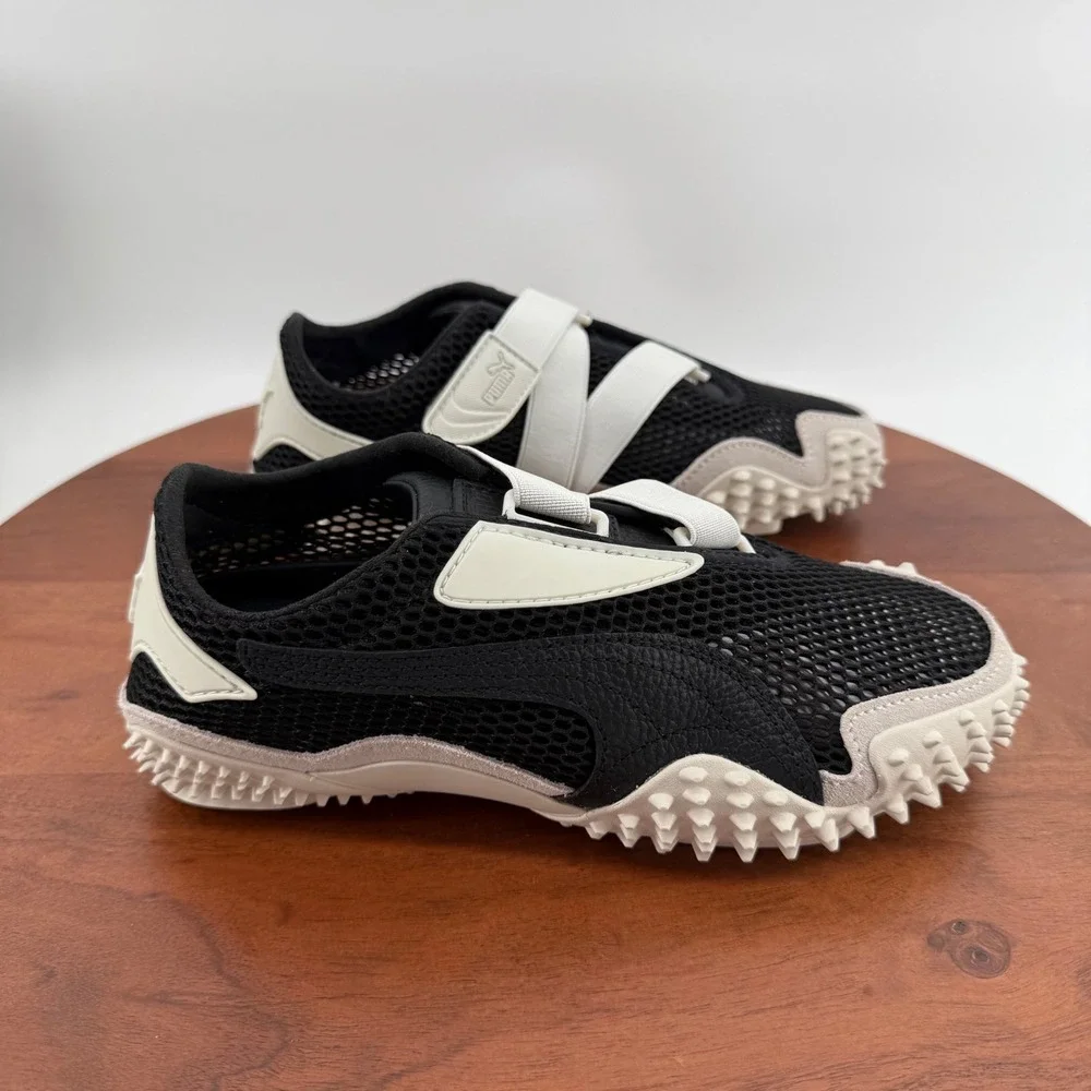 Puma Mostro‎ Mesh Chunky Sole Sneakers Vapor Gray Black 403568-01 Women's Size 7